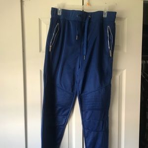 New never worn royal blue men’s joggers!